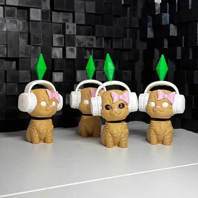 Meme Mèo The Sims (đầu lắc lư)