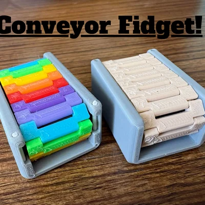 Fidget Băng Chuyền | Con Lăn Cầm Tay Siêu Đã