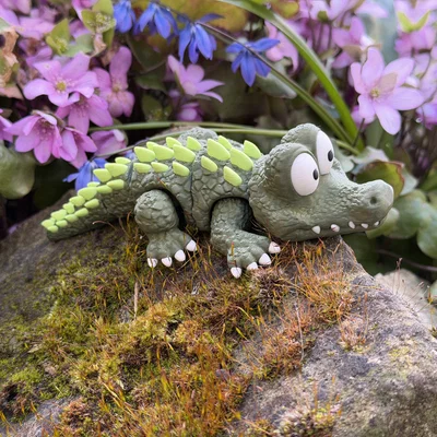 Cá sấu dễ thương dạng khớp (Articulated Cute Crocodile)
