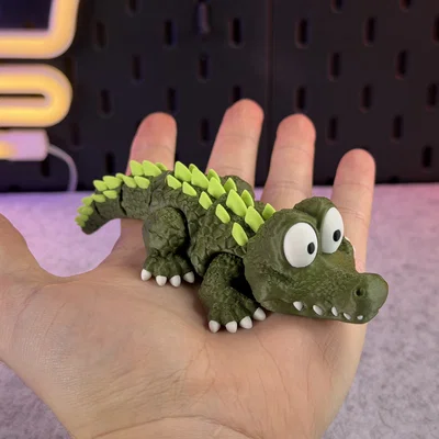 Cá sấu dễ thương dạng khớp (Articulated Cute Crocodile)