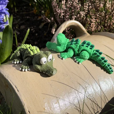 Cá sấu dễ thương dạng khớp (Articulated Cute Crocodile)