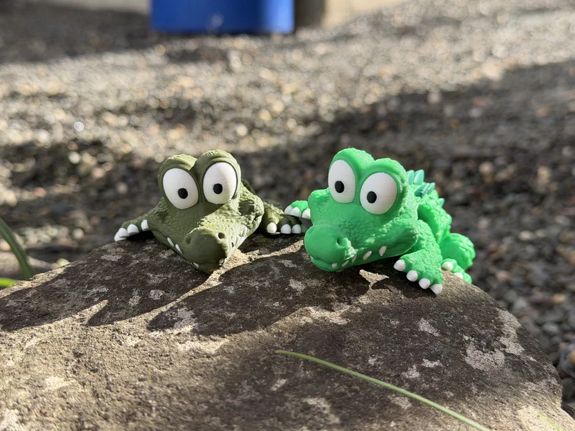 Cá sấu dễ thương dạng khớp (Articulated Cute Crocodile) - Image 4