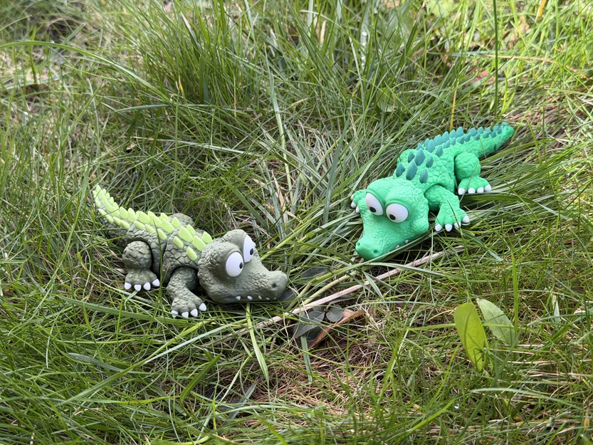 Cá sấu dễ thương dạng khớp (Articulated Cute Crocodile) - Image 5