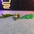 Cá sấu dễ thương dạng khớp (Articulated Cute Crocodile) - Thumbnail 6