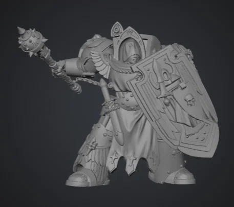 Mô hình Dark Angels Deathwing Knight in 3D chất lượng cao - Image 1