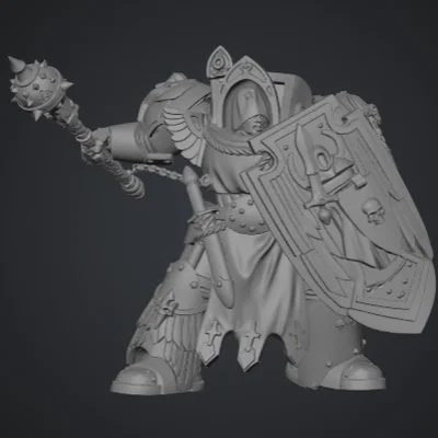 Mô hình Dark Angels Deathwing Knight in 3D chất lượng cao