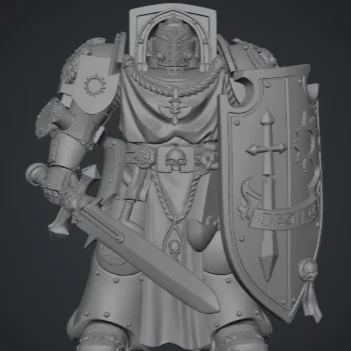 Mô hình Dark Angels Deathwing Knight in 3D chi tiết cao