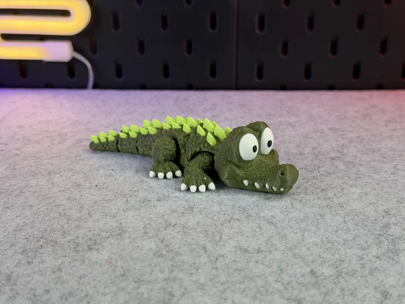 Cá sấu dễ thương dạng khớp (Articulated Cute Crocodile) - Image 11