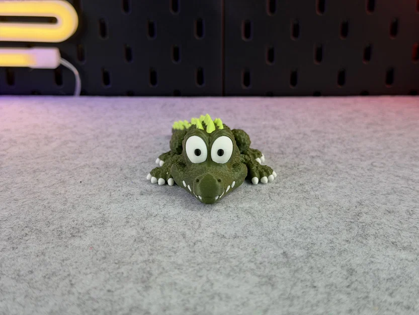 Cá sấu dễ thương dạng khớp (Articulated Cute Crocodile) - Image 12