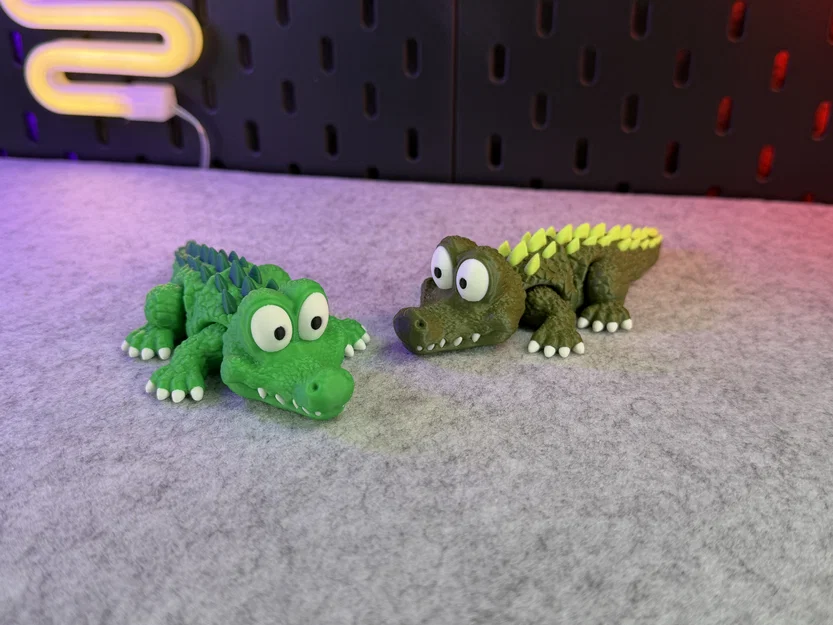 Cá sấu dễ thương dạng khớp (Articulated Cute Crocodile) - Image 14