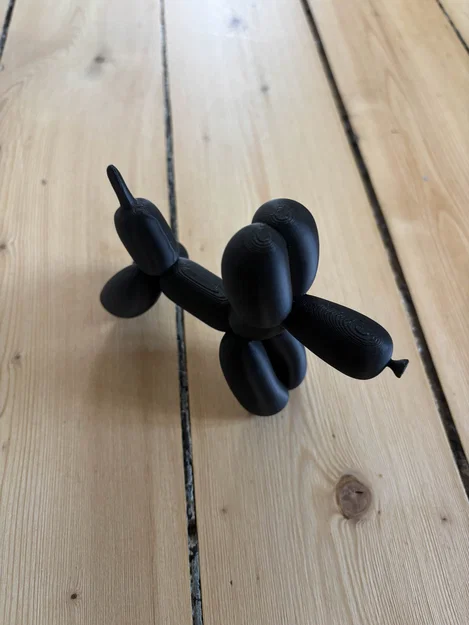 Mô hình chú chó bóng bay nghệ thuật Balloon Dog in 3D - Image 2