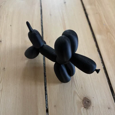 Mô hình chú chó bóng bay nghệ thuật Balloon Dog in 3D
