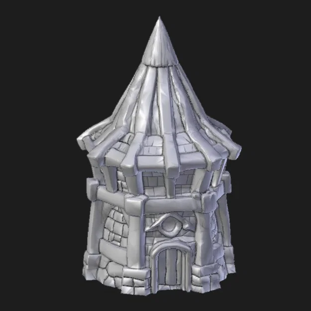 Mô hình tháp canh trung cổ Timber Tower - Phụ kiện Wargaming cực chất - Image 2