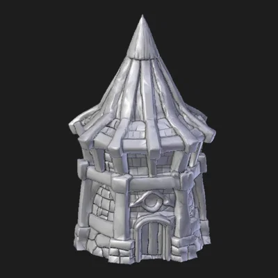 Mô hình tháp canh trung cổ Timber Tower - Phụ kiện Wargaming cực chất