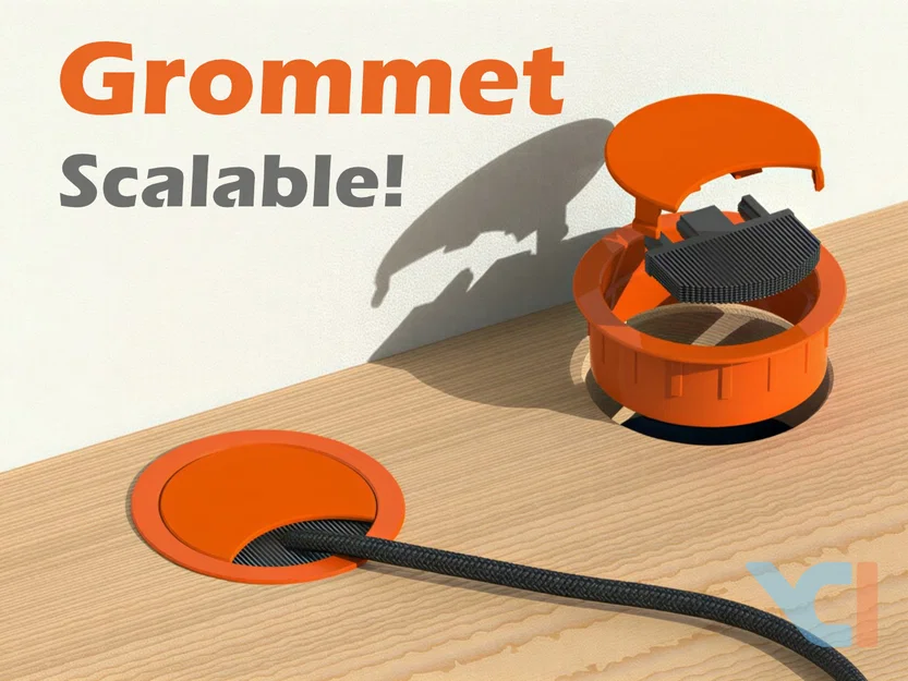 Nắp luồn dây bàn làm việc (Desk Cable Grommet) - Image 1