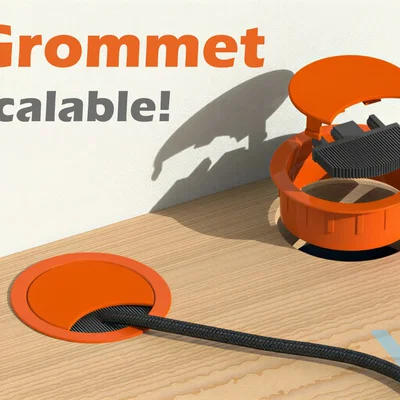 Nắp luồn dây bàn làm việc (Desk Cable Grommet)