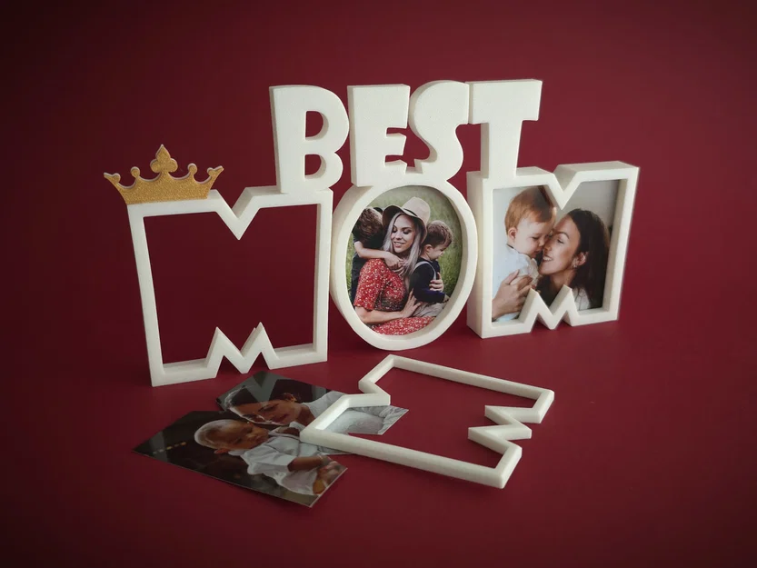 Khung Ảnh 3D “Best Mom” (Best Mom Photo Frame) - Image 1