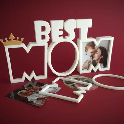 Khung Ảnh 3D “Best Mom” (Best Mom Photo Frame)
