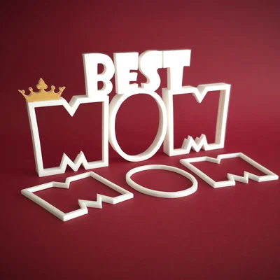 Khung Ảnh 3D “Best Mom” (Best Mom Photo Frame)