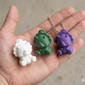 Móc khóa Triceratops Dễ Thương – Mẫu Dino Mini - Thumbnail 1
