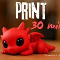 Rồng Ngủ Nhỏ (Little Sleep Dragon) - Móc khóa - Thumbnail 1