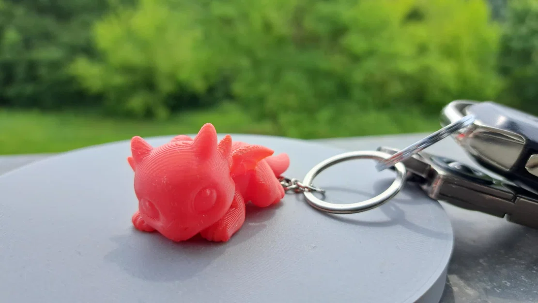 Rồng Ngủ Nhỏ (Little Sleep Dragon) - Móc khóa - Image 5