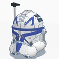Mũ Bảo Hiểm Clone Trooper Rex (Rex's Helmet) In 3D Chi Tiết - Thumbnail 2