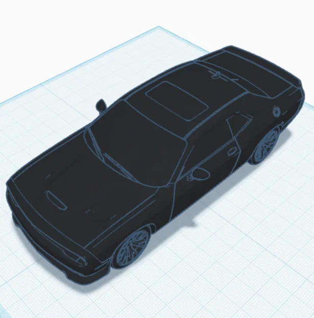 Mô hình 3D xe Dodge Challenger: Tái hiện huyền thoại Muscle Car - Image 2