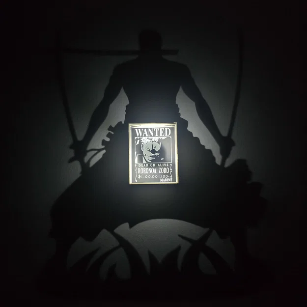 Đèn bóng đổ Zoro Roronoa (Shadow Lamp) - Image 7