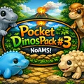 Pocket Dinos Pack #3 – CARTOON EDITION (noAMS) - Thumbnail 1
