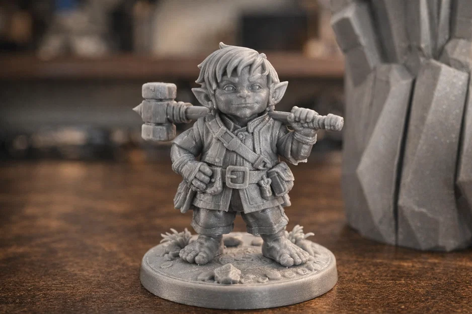 Mô hình nhân vật Halfling chiến binh cho game Dungeons & Dragons - Image 1