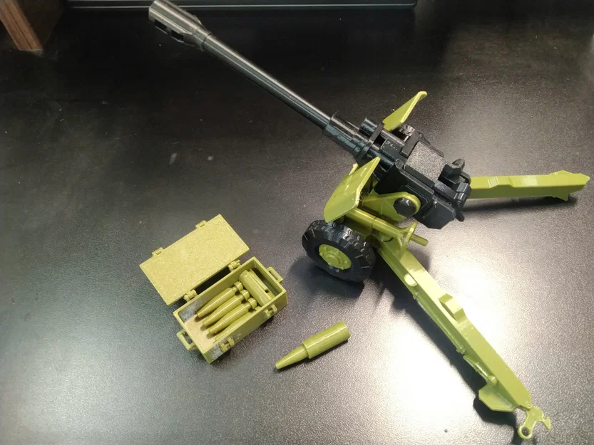 2A65 Msta-B (pháo mini 152mm) – mô hình artillery thu nhỏ - Image 5