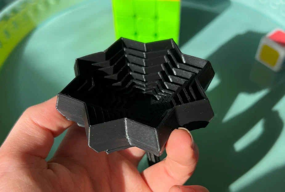 Đồ chơi ngôi sao xoay (Fidget Star) có tay cầm in 3D - Image 2