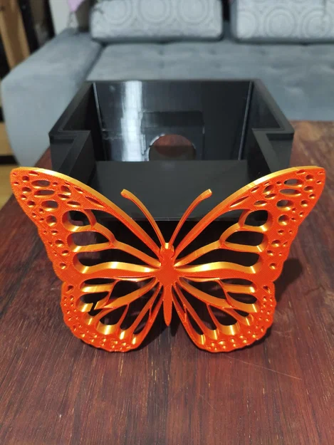 Tượng Bướm Ren Mảnh Mai – Phong Cách Boho (Delicate Lace Butterfly Figurine) - Image 2