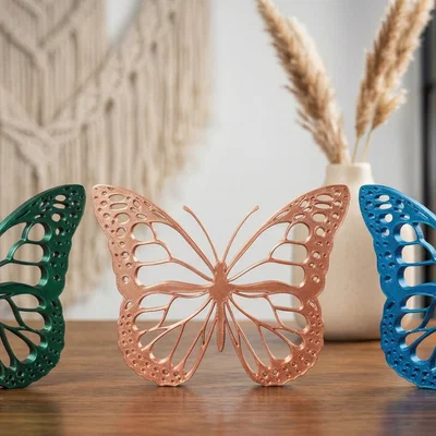 Tượng Bướm Ren Mảnh Mai – Phong Cách Boho (Delicate Lace Butterfly Figurine)