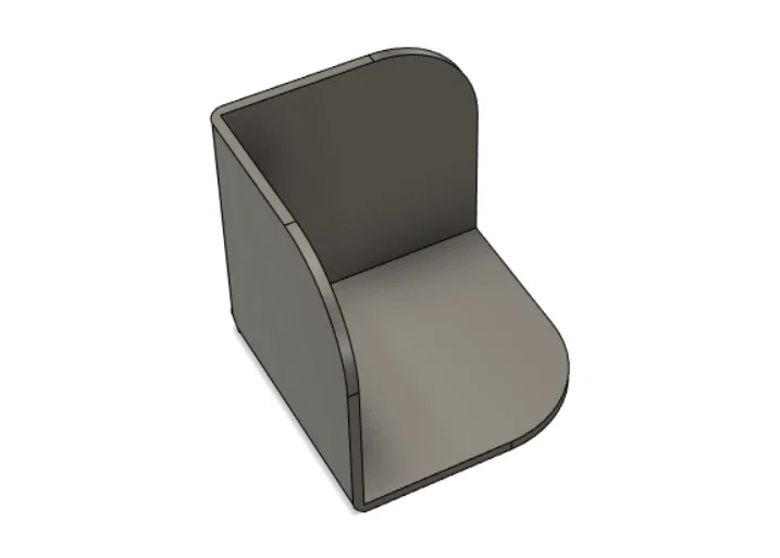 Mô hình 3D bọc bảo vệ góc hộp (Box Corner Protector) phong cách cổ điển - Image 1