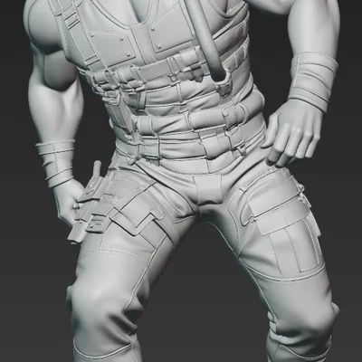 Mô hình nhân vật Bane 1:24 - File in 3D chi tiết cho fan DC Comics