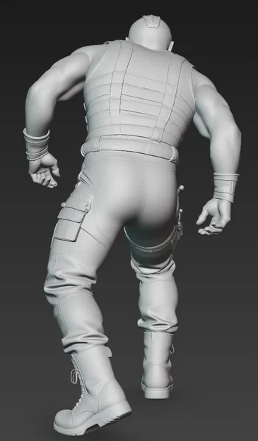 Mô hình nhân vật Bane 1:24 - File in 3D chi tiết cho fan DC Comics - Image 3