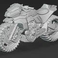 Mô hình xe mô tô tương lai Futuristic Bike 1 (Tỷ lệ 1:24) - Thumbnail 2