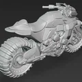 Mô hình xe mô tô tương lai Futuristic Bike 1 (Tỷ lệ 1:24) - Thumbnail 3
