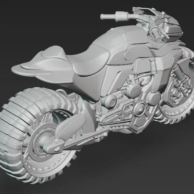 Mô hình xe mô tô tương lai Futuristic Bike 1 (Tỷ lệ 1:24)