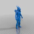Mô hình Daedric Skyrim: Bộ giáp (Armour Suit) & Vũ khí - Thumbnail 3
