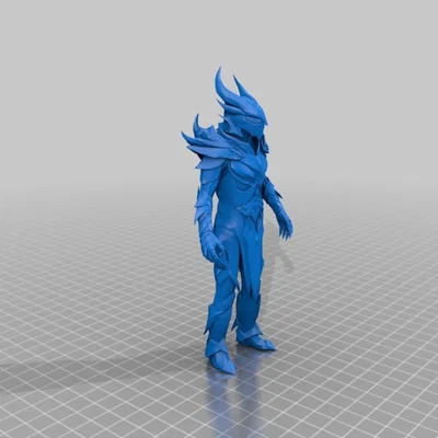 Mô hình Daedric Skyrim: Bộ giáp (Armour Suit) & Vũ khí