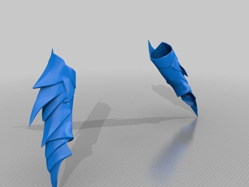 Mô hình Daedric Skyrim: Bộ giáp (Armour Suit) & Vũ khí - Image 12