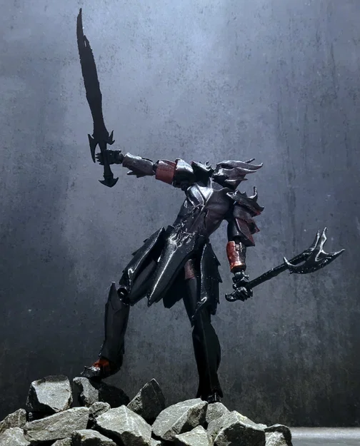 Dummy 13 Daedric Warrior – Mô hình giáp Daedric phong cách Skyrim - Image 1