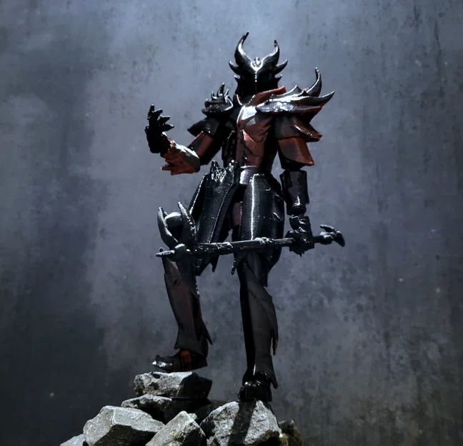 Dummy 13 Daedric Warrior – Mô hình giáp Daedric phong cách Skyrim - Image 2
