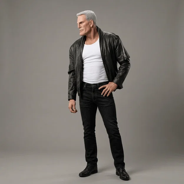 Mô hình nhân vật Marv (Mickey Rourke) trong Sin City để in 3D - Image 1