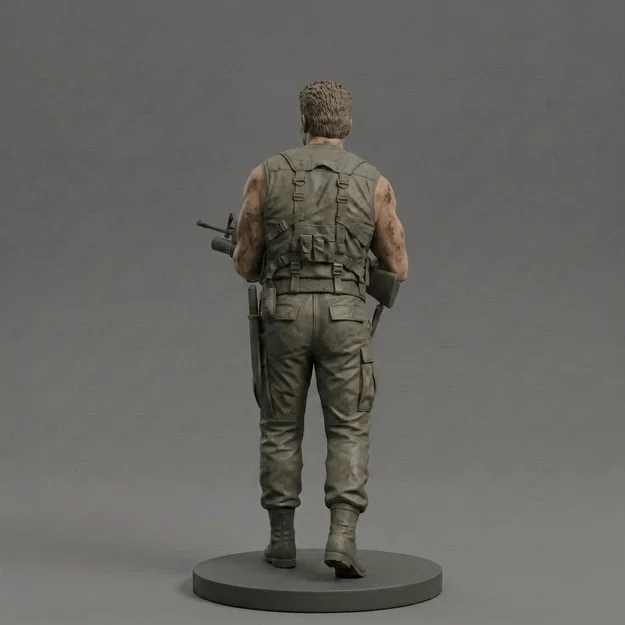 Mô hình Arnold Schwarzenegger trong phim Predator 1987 (2 phiên bản) - Image 2