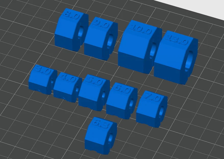 Cữ Chặn Mũi Khoan Bát Giác Chống Lăn (Metric) - Drilling Bounding Octagonal Ring Stopper - Image 1