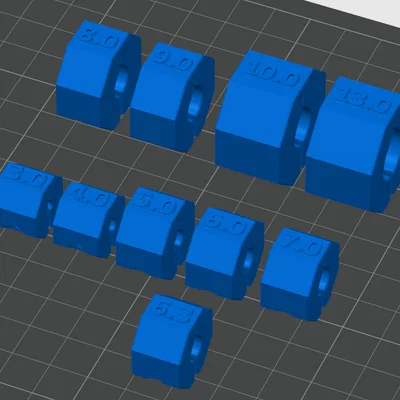 Cữ Chặn Mũi Khoan Bát Giác Chống Lăn (Metric) - Drilling Bounding Octagonal Ring Stopper